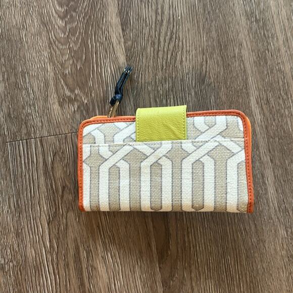 Spartina 449 Wallet with Lime and Tangerine Trim - Picture 7 of 7